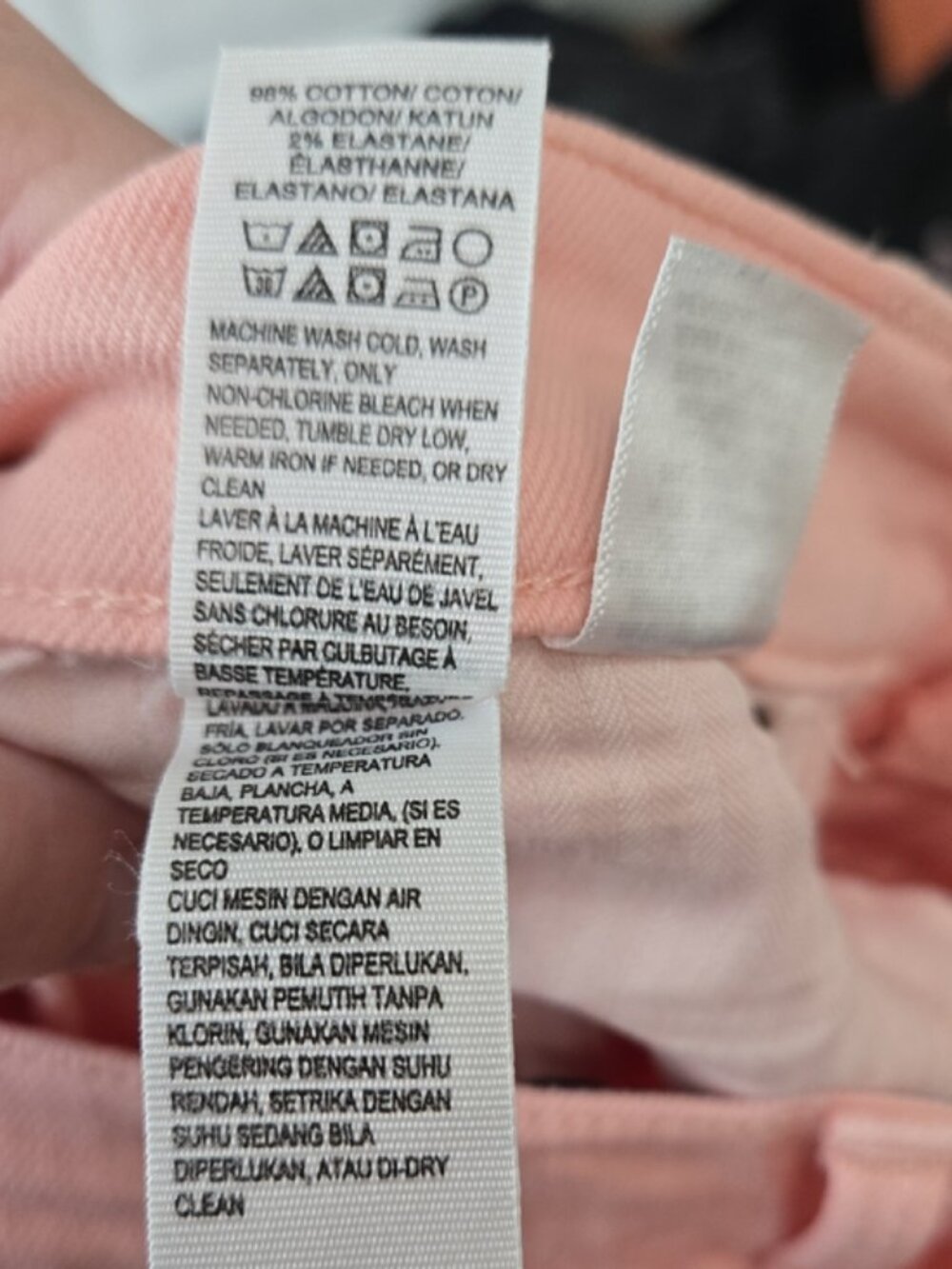 Lucky Brand Pink Capri Jeans Size 12/31 - Picture 8 of 8